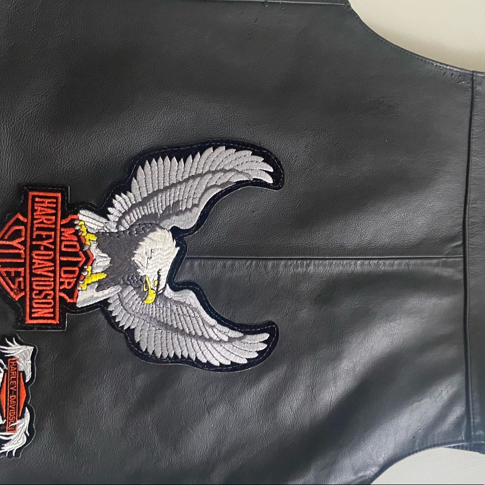 Leather vest size M